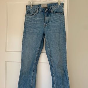 Everlane Kick Crop Jeans in Light Blue